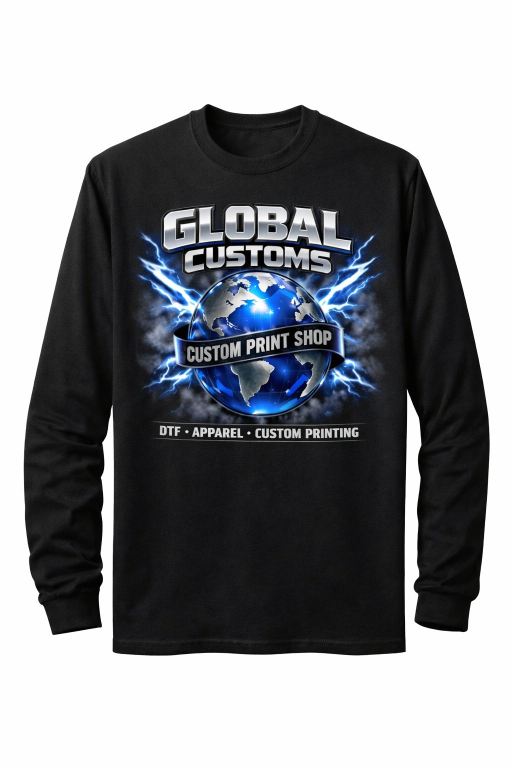 Custom DTF Youth Long Sleeve T-Shirt
