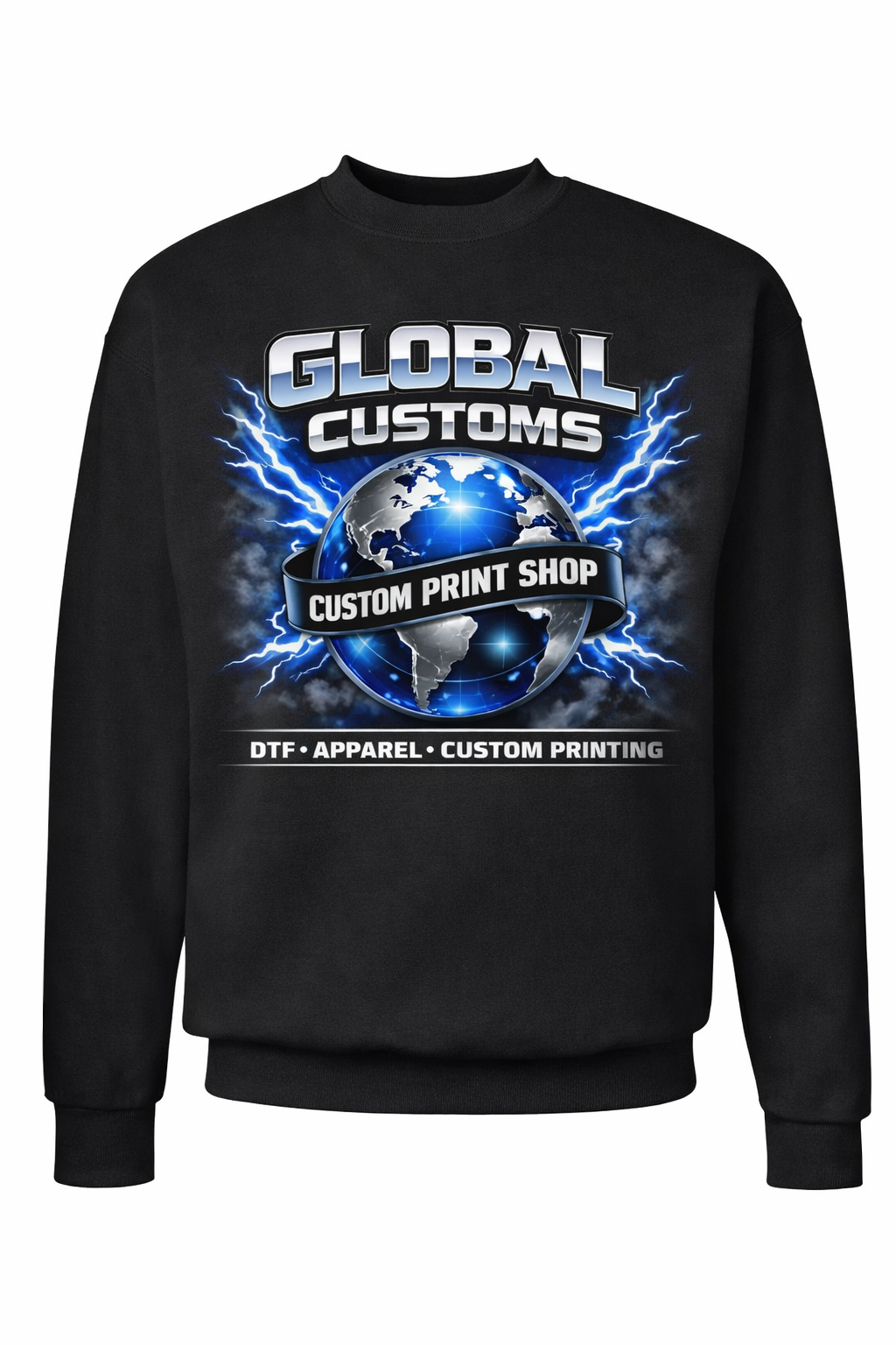 Custom DTF Youth Crew Neck Sweatshirt