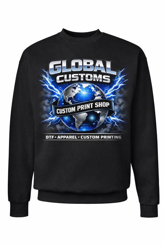 Custom DTF Youth Crew Neck Sweatshirt