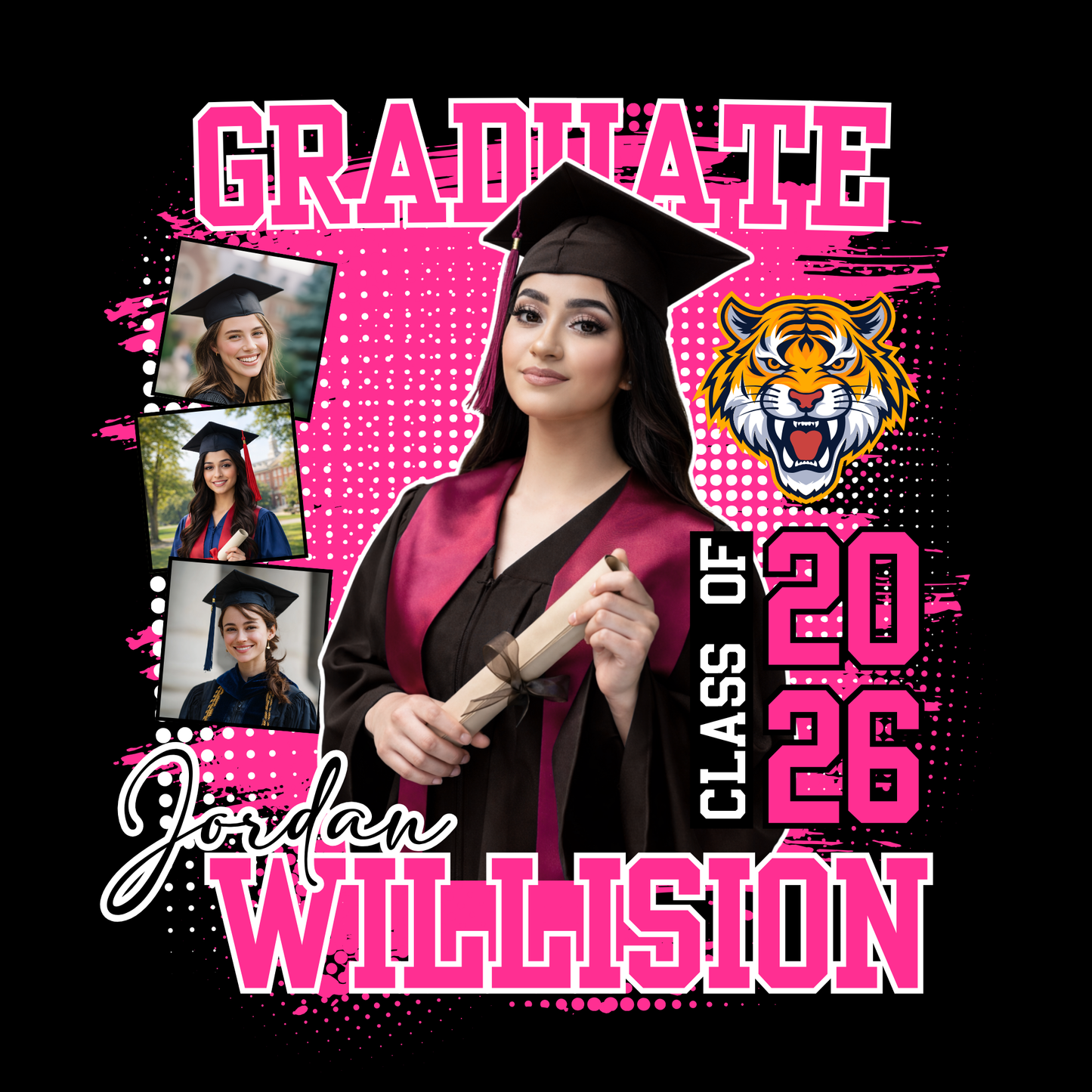 5 for $100 Adult Graduation Shirts