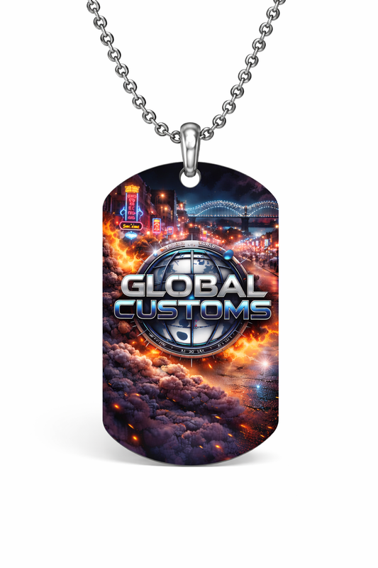 Custom Sublimated Dog Tag Necklace