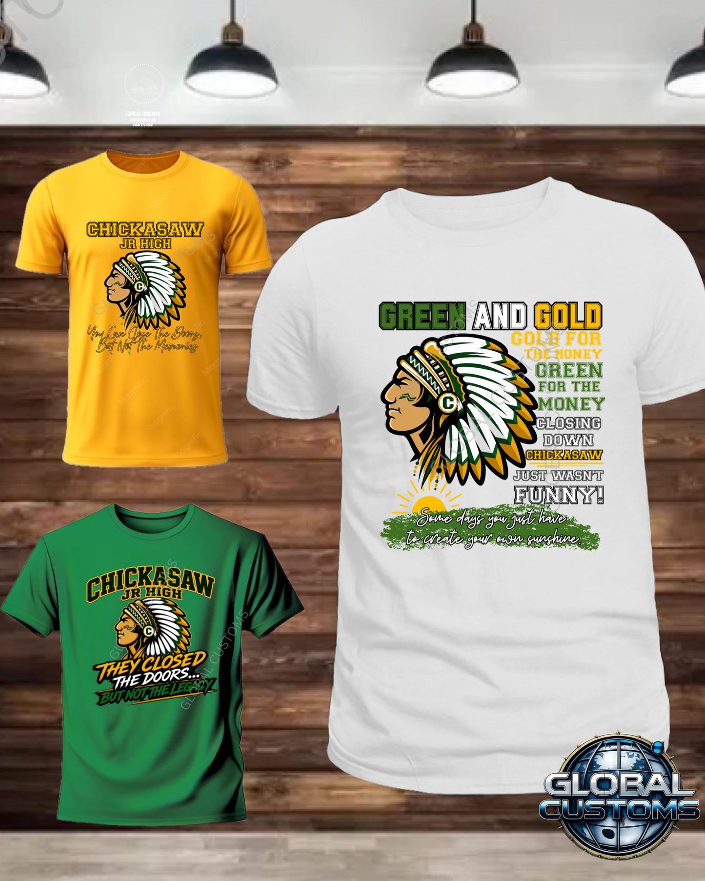 Chickasaw Jr High Closing Shirts