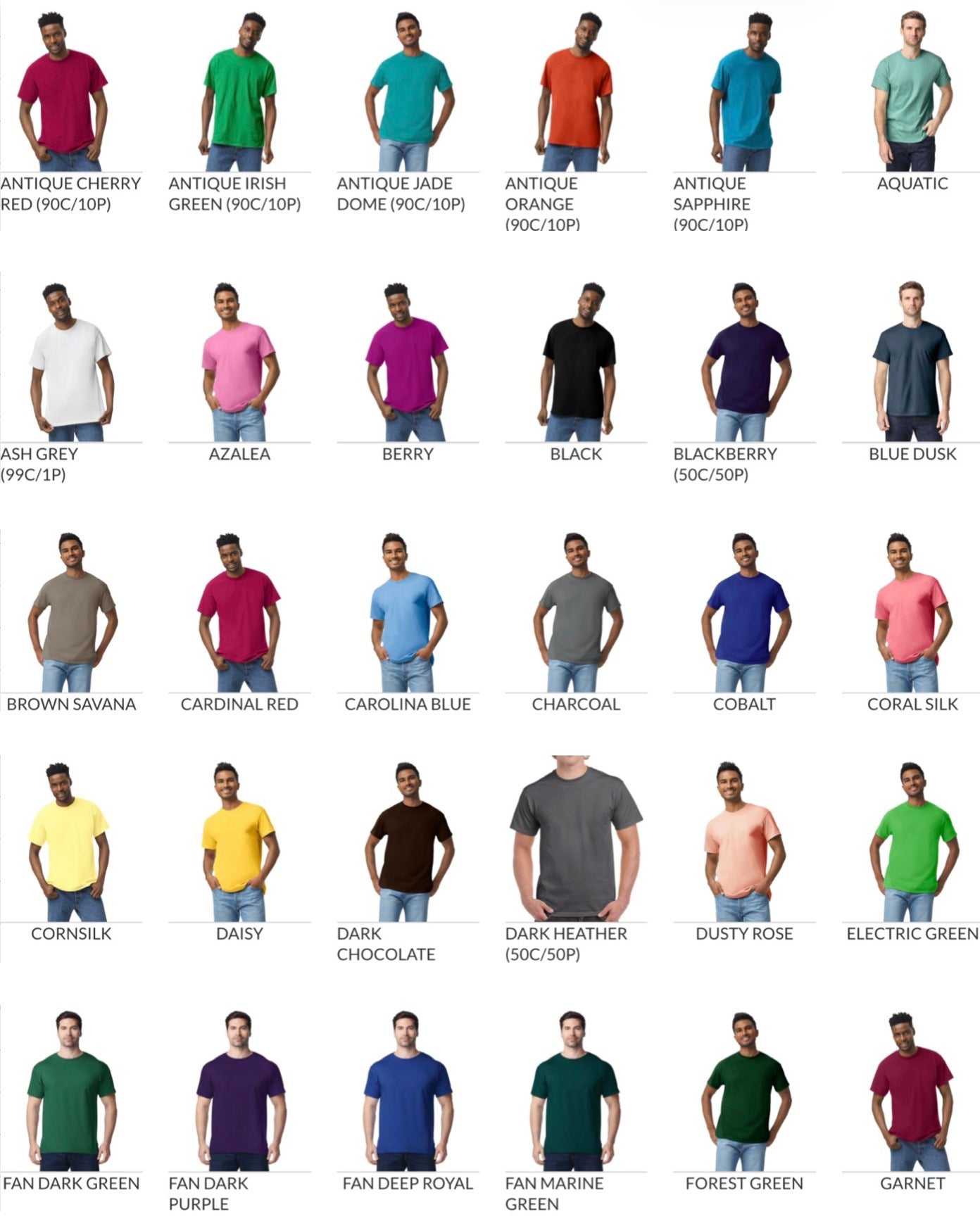 Custom DTF Short Sleeve Adult T-Shirt