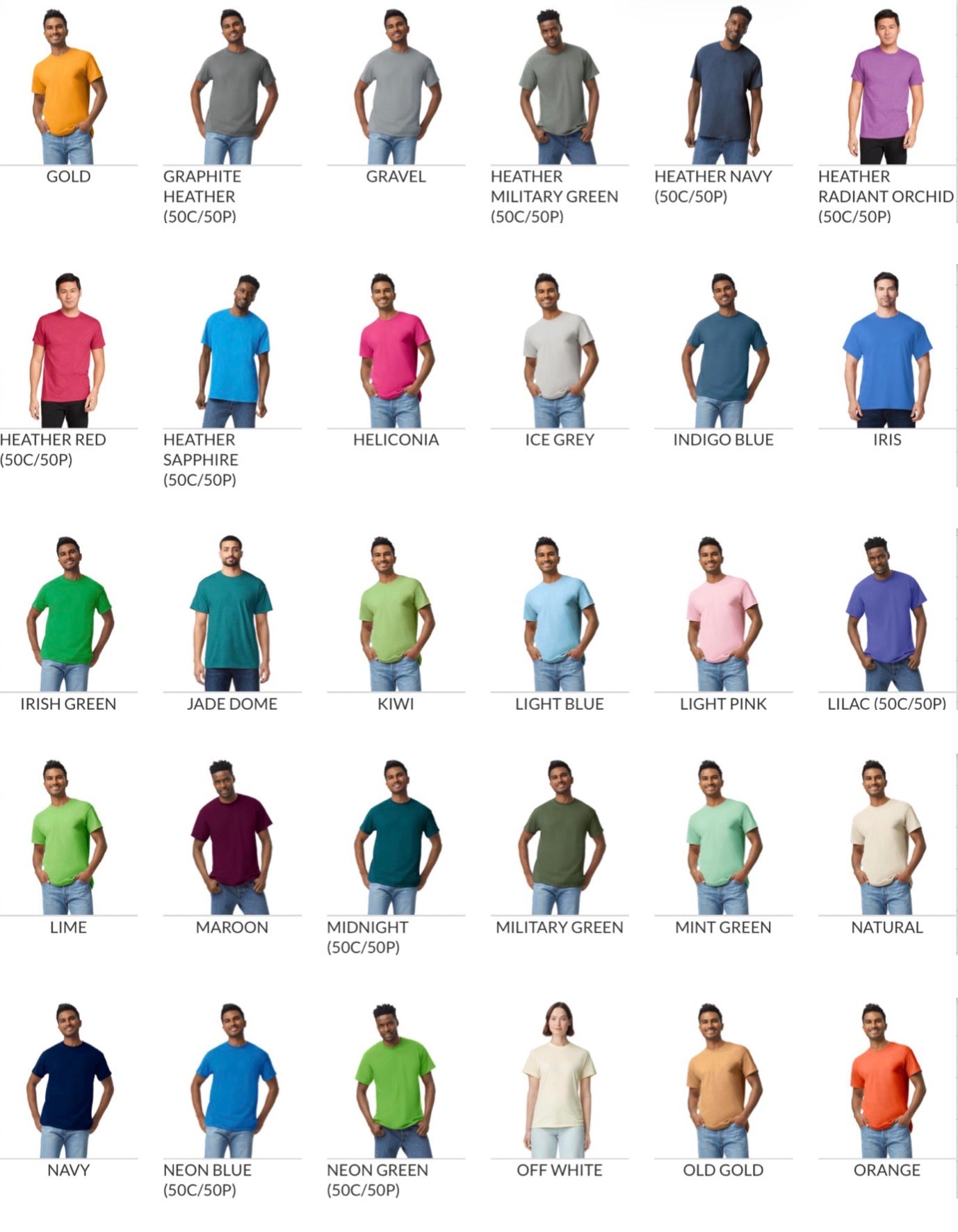 Custom DTF Short Sleeve Adult T-Shirt