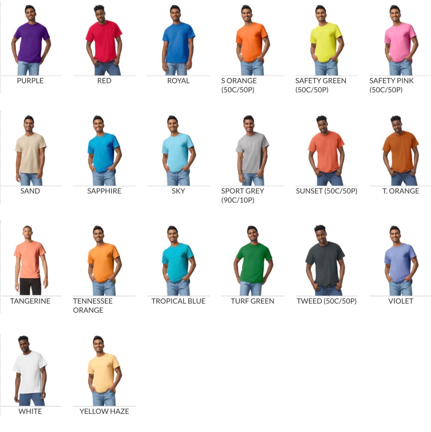Custom DTF Short Sleeve Adult T-Shirt