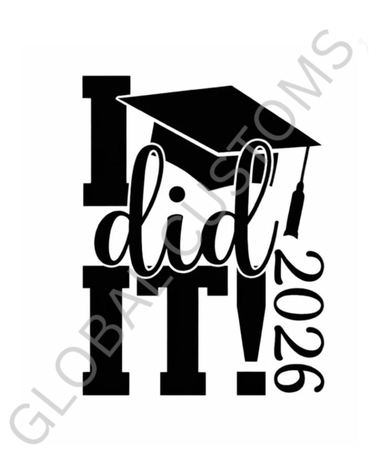 Class of 2026 DTF Prints - Sold As Is While Supplies Last