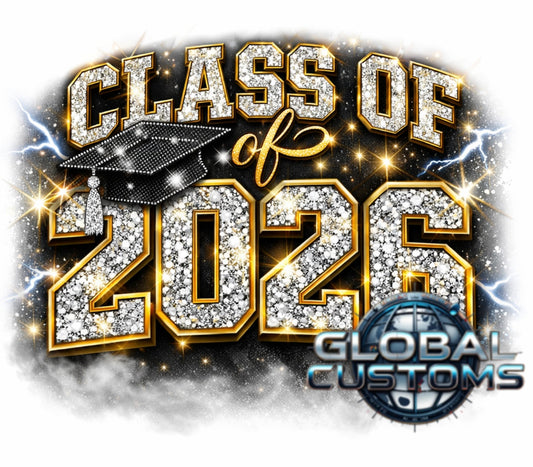 Class of 2026 DTF Prints - Sold As Is While Supplies Last