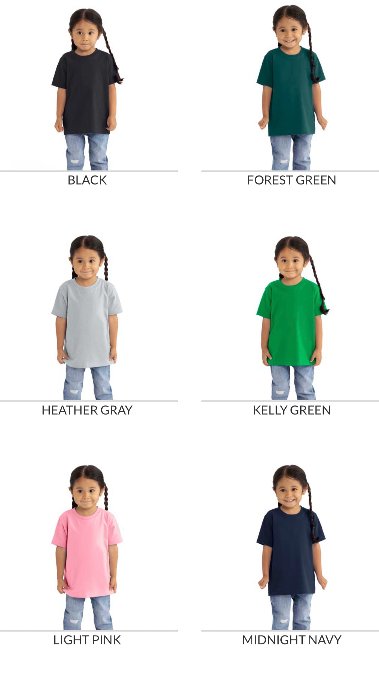 Custom DTF Short Sleeve Toddler T-Shirt