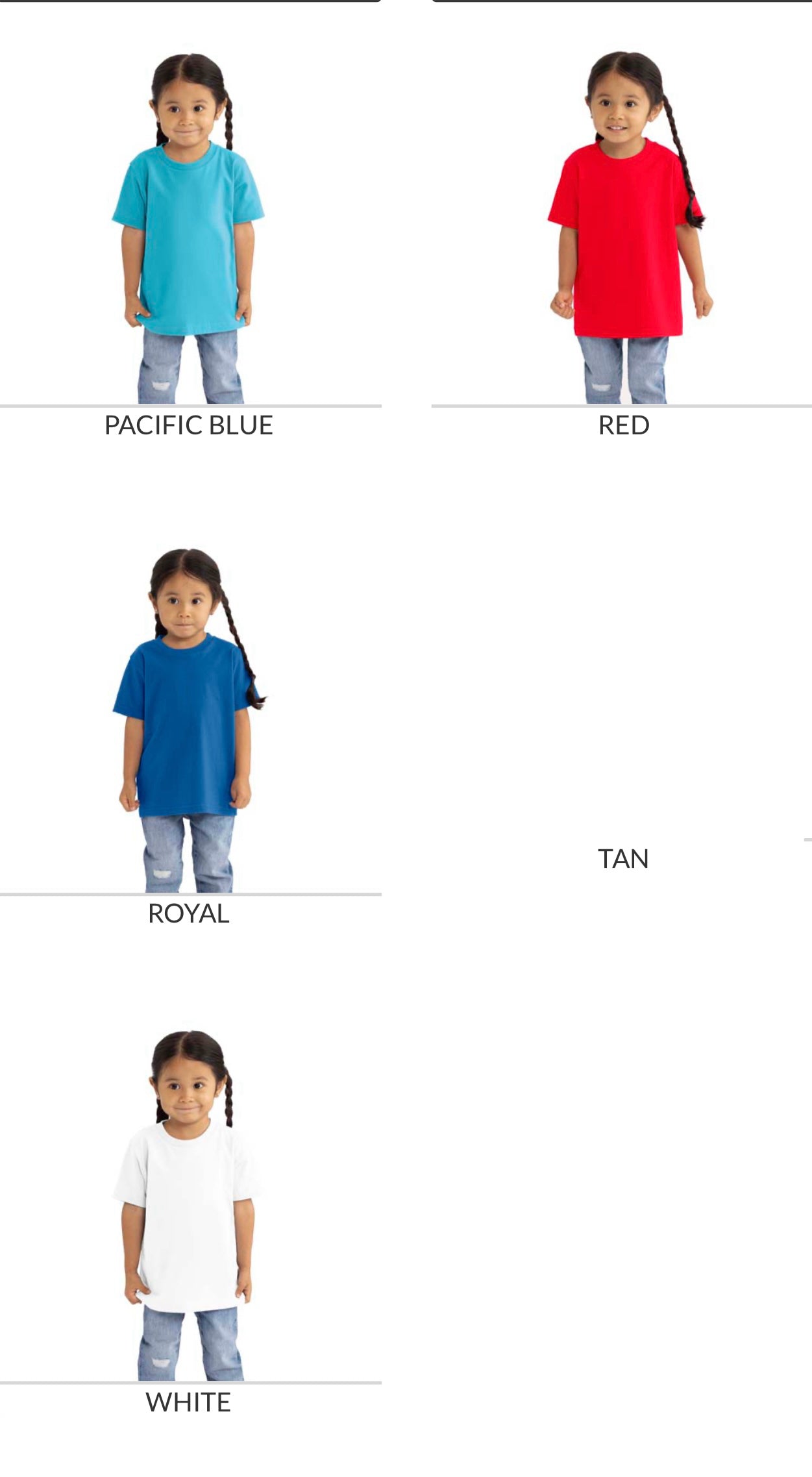 Custom DTF Short Sleeve Toddler T-Shirt